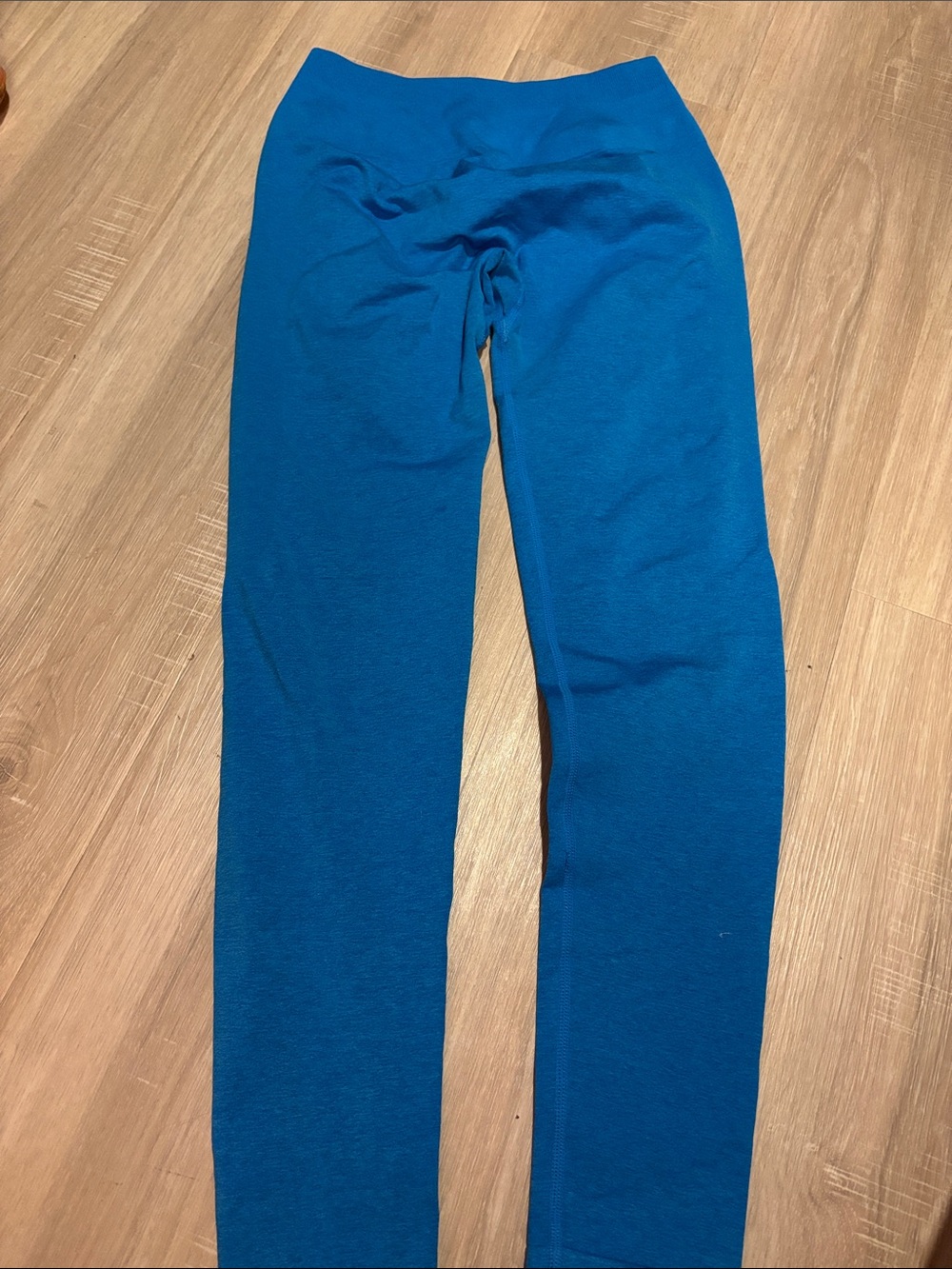 Blue Women's High-Waist Leggings